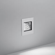 ARIA MICRO OUTDOOR 3000K LED RECESSED WALL SCONCE LIGHT, NL31019VTK, White, medium
